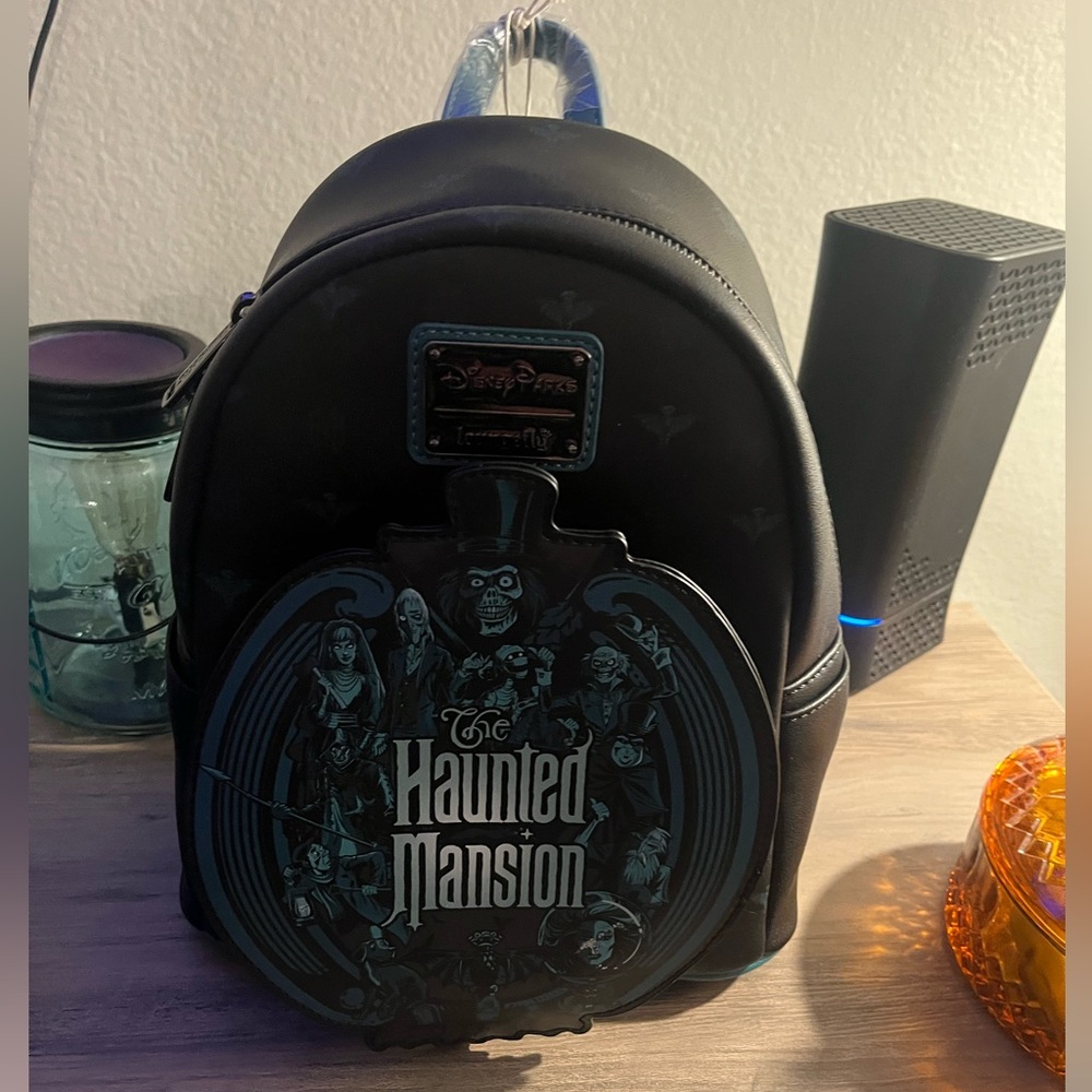 NWT- Loungefly Disney Parks The Haunted Mansion Mini Backpack